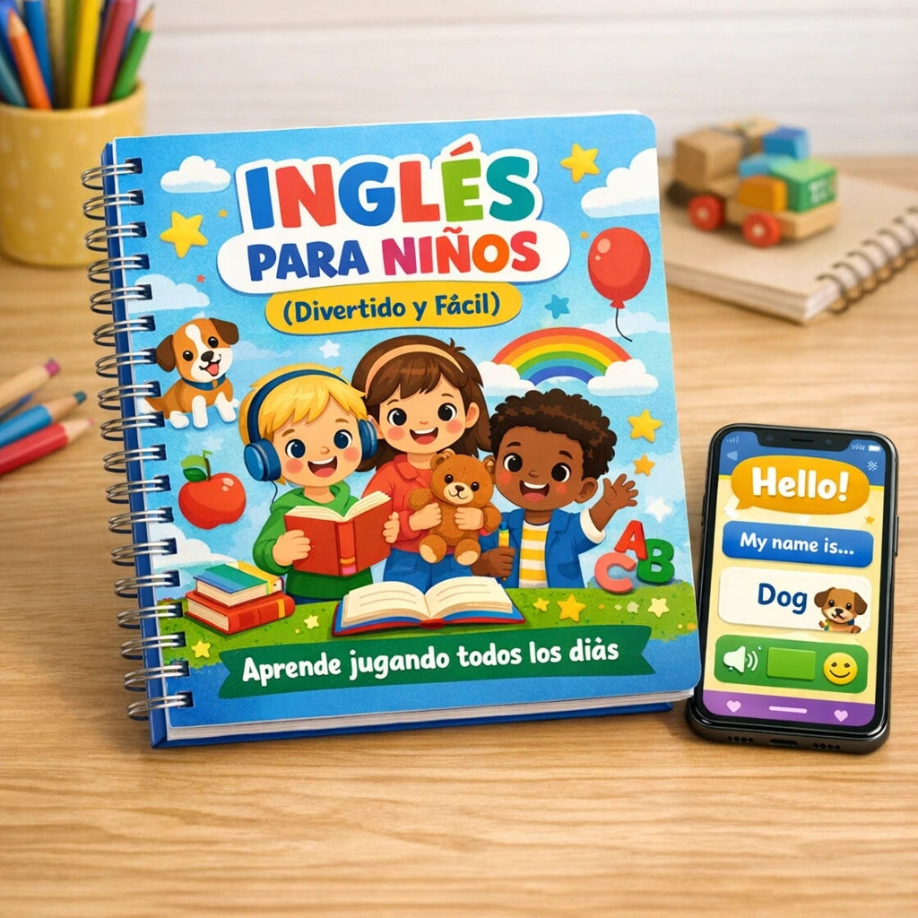 Guia de Inglés para Niños + 3 Regalos