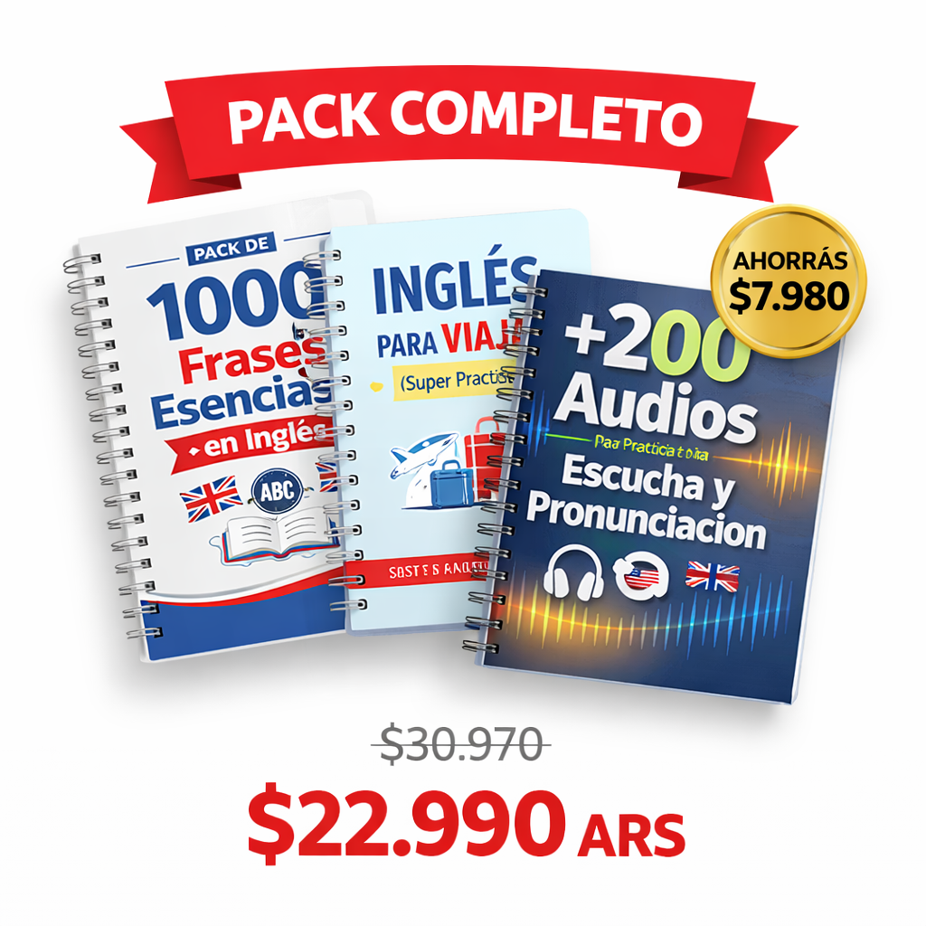 Pack Completo + Aprendé Inglés más rápido
